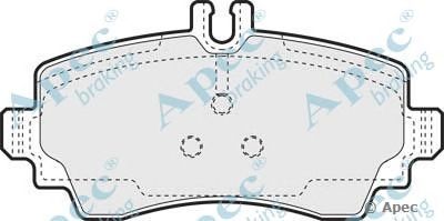 APEC BRAKING pad993 -  Комплект тормозных колодок, дисковый тормоз
